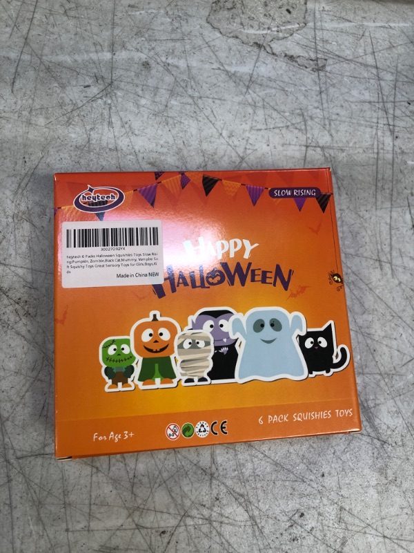 Photo 1 of heytech 6 Packs Halloween Squishies Toys Slow Rising: Gift Box Includes Spooky