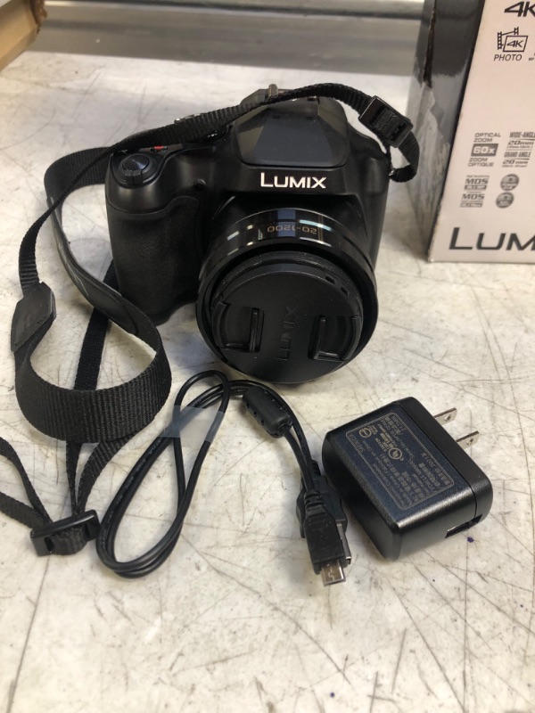 Photo 2 of Panasonic LUMIX FZ80 4K Digital Camera, 18.1 Megapixel Video Camera, 60X Zoom DC VARIO 20-1200mm Lens, F2.8-5.9 Aperture, Power O.I.S. Stabilization, Touch Enabled 3-Inch LCD, Wi-Fi, DC-FZ80K (Black)