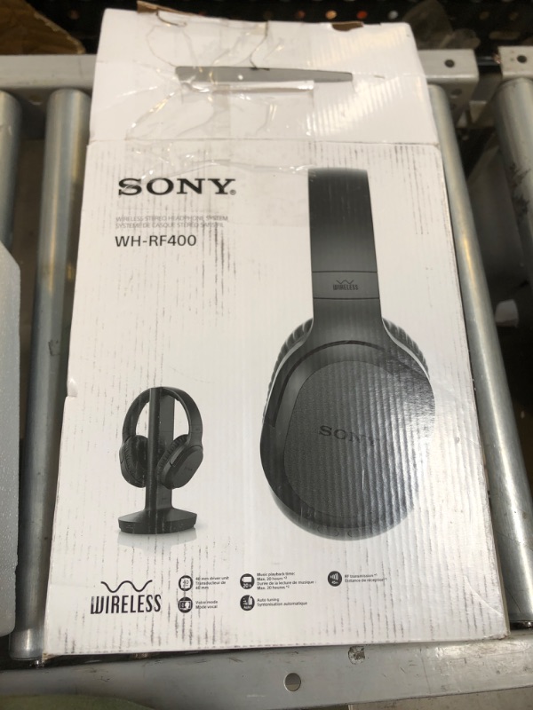 Photo 4 of Sony RF400 Wireless Home Theater Headphones for Watching TV (WHRF400)