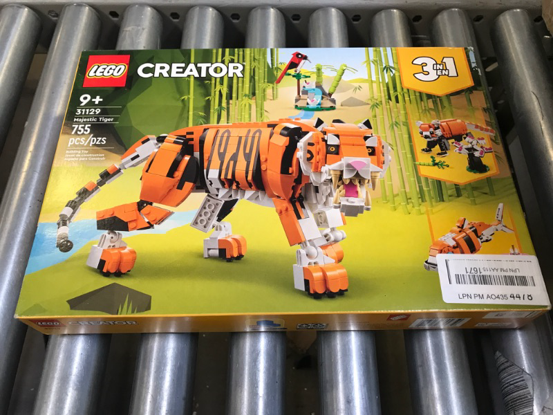 Photo 2 of LEGO Creator 3in1 Majestic Tiger 31129 Building Toy Set for Kids, Boys, and Girls Ages 9+ (755 Pieces)
+++FACTORY SEALED++