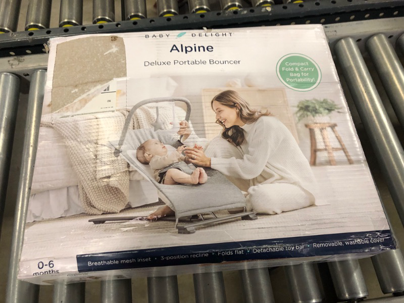 Photo 1 of Baby Delight Alpine Deluxe Portable Bouncer - Black