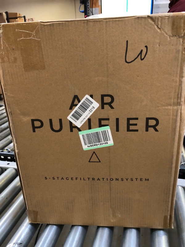 Photo 2 of KOIOS Home Air Purifier for Large Room up to 2100 sq.ft, Upgraded H13 True HEPA Filter, UV Light, Ionic Air Cleaner with Air Quality Sensors, Odor, Mold, Bacteria Air Filter with Remote, Sleep Mode
+++SLIGHTLY DIRTY+++