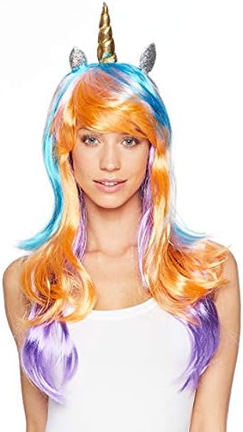 Photo 1 of Assortment of Unicorn Wigs And Headpieces