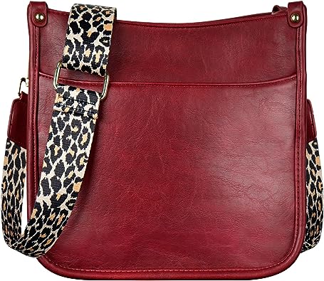 Photo 1 of KOGTLA Women's Crossbody Shoulder Bag with Guitar Strap,Vegan Leather Purse Handbag Bucket Tote Bag
