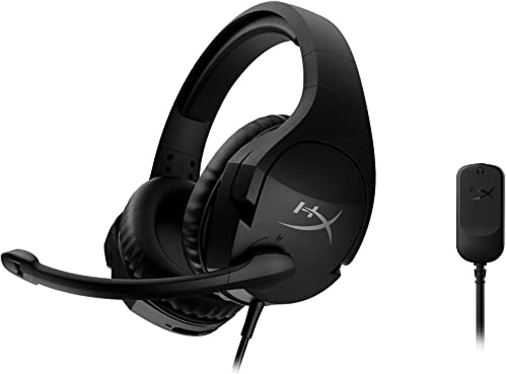 Photo 1 of HyperX Cloud Stinger S – Gaming Headset, for PC, Virtual 7.1 Surround Sound, Lightweight, Memory Foam, Soft Leatherette, Durable Steel Sliders, Swivel-to-Mute Noise-Cancelling Microphone, Black
