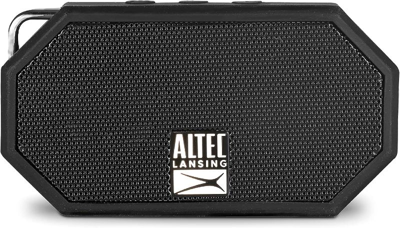 Photo 1 of Altec Lansing Mini H2O - Waterproof Bluetooth Speaker, IP67 Certified & Floats in Water, Compact & Portable Speaker for Hiking, Camping, Pool, and Beach
