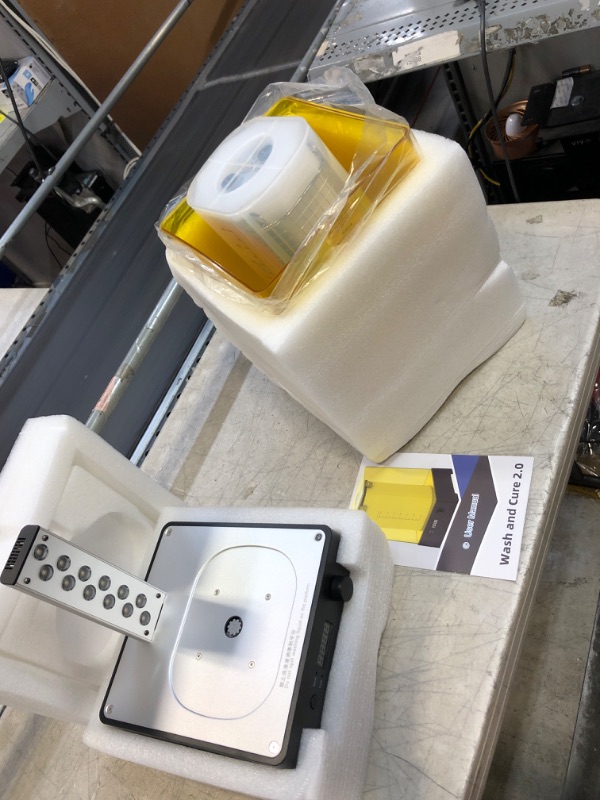 Photo 2 of ANYCUBIC Wash and Cure Station, Newest Upgraded 2 in 1 Wash and Cure 2.0 Machine for Mars Anycubic Photon S Photon Mono LCD SLA DLP 3D Printer Models UV Rotary Curing Resin Box