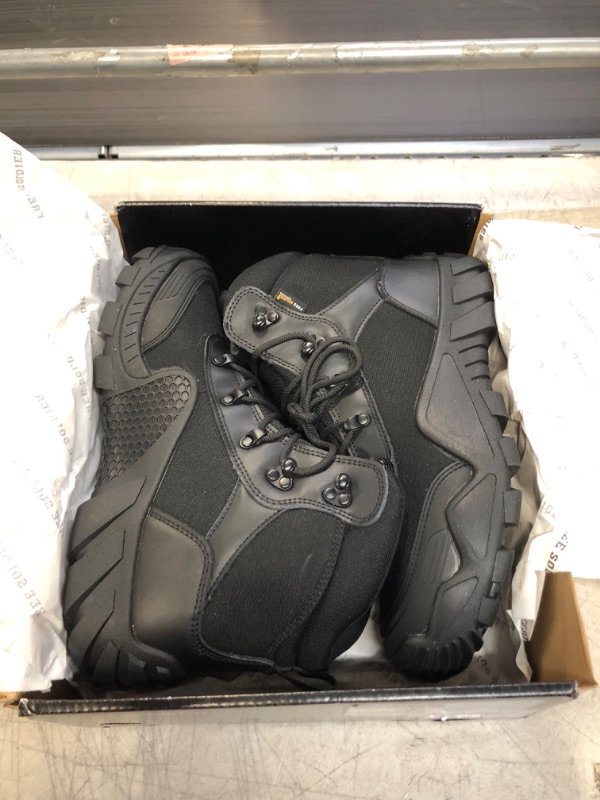 Photo 2 of FREE SOLDIER Men's Waterproof Hiking Boots Tactical Work Boots Outdoor Lightweight Military Boots 10.5