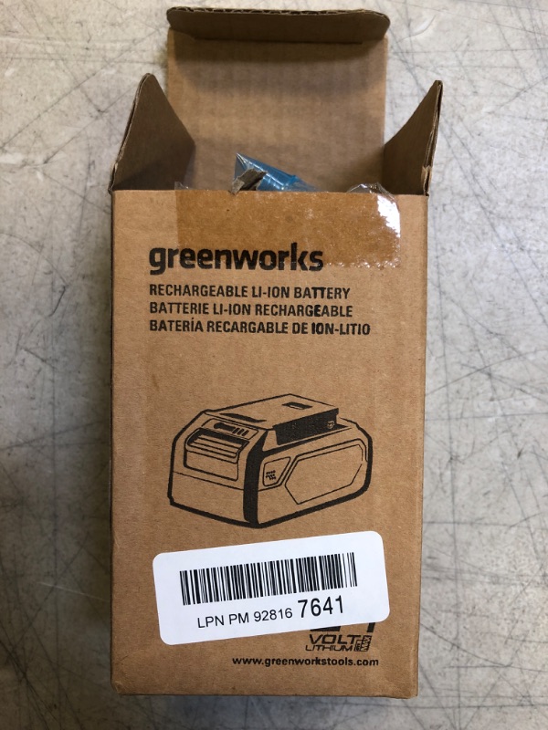 Photo 4 of Greenworks 24V Lithium Ion Battery
