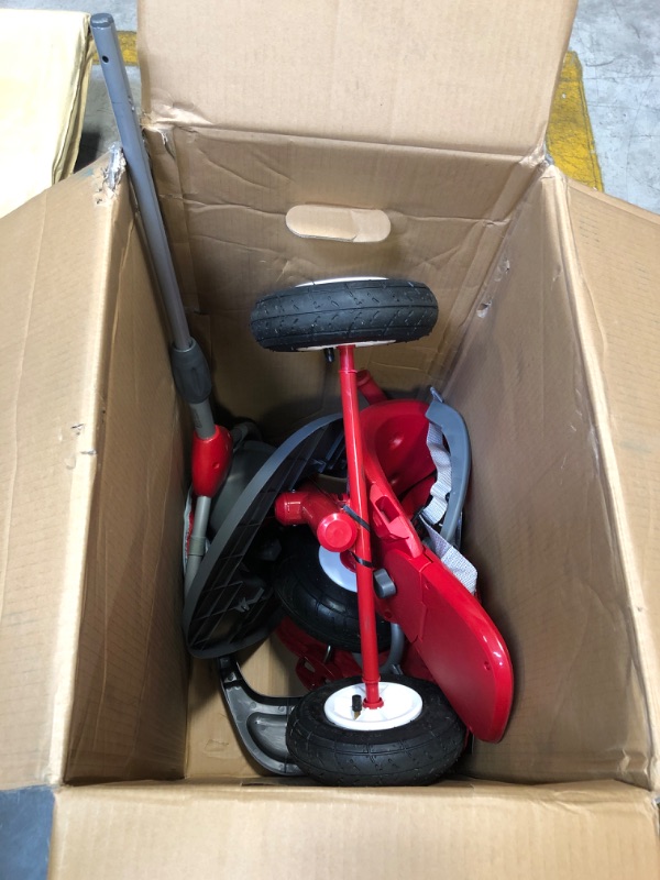 Photo 1 of Red toddler tricycle with handle assist