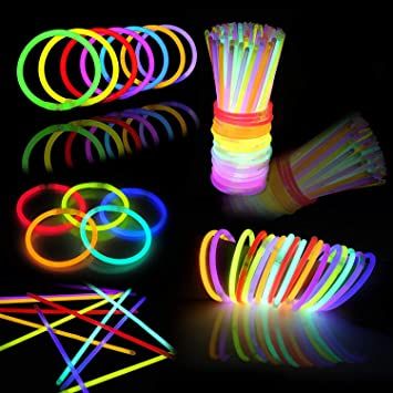 Photo 1 of 100Pcs 8" glow bracelets 