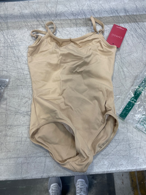 Photo 2 of Capezio Girls' Team Basic Camisole Leotard with Adjustable Straps
size l