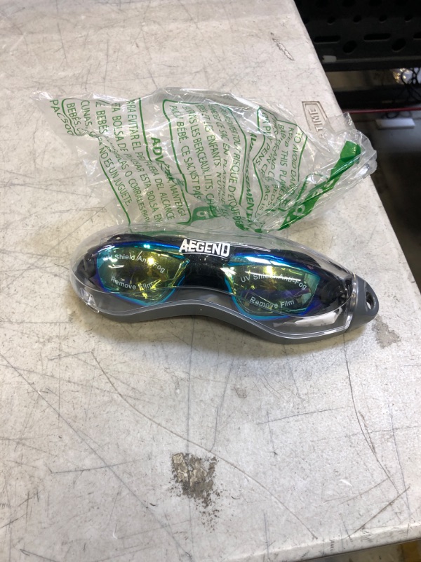 Photo 2 of Aegend Swim Goggles, Swimming Goggles No Leaking Full Protection Adult Men Women Youth Aqua