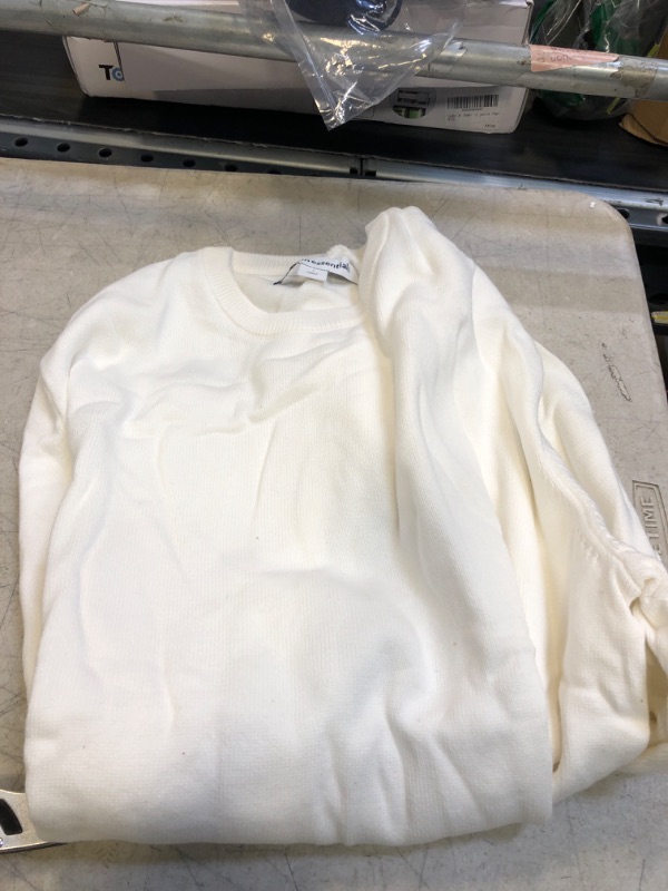 Photo 2 of Amazon Essentials Men's Crewneck Sweater (Available in Big & Tall) Large Ivory