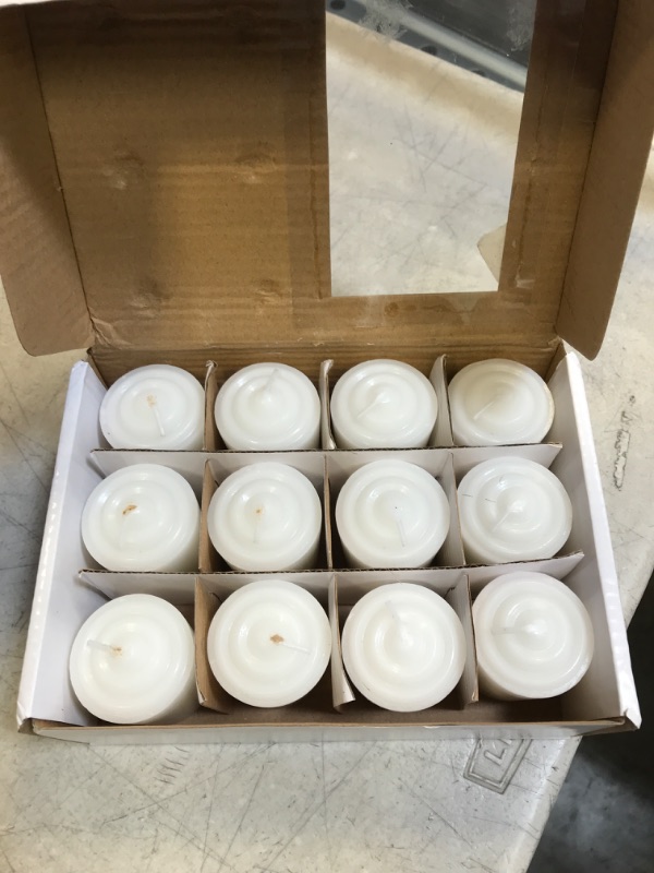 Photo 1 of 12 COUNT WHITE CANDLES ( NO SCENT ) 