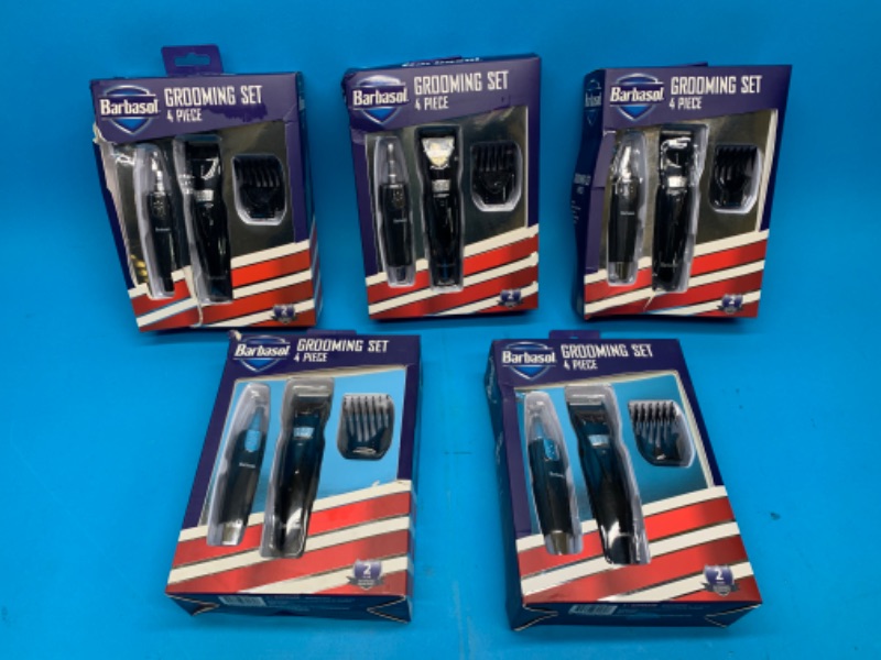 Photo 1 of 892534…5 Barbasol grooming sets-damage to boxes but item is new