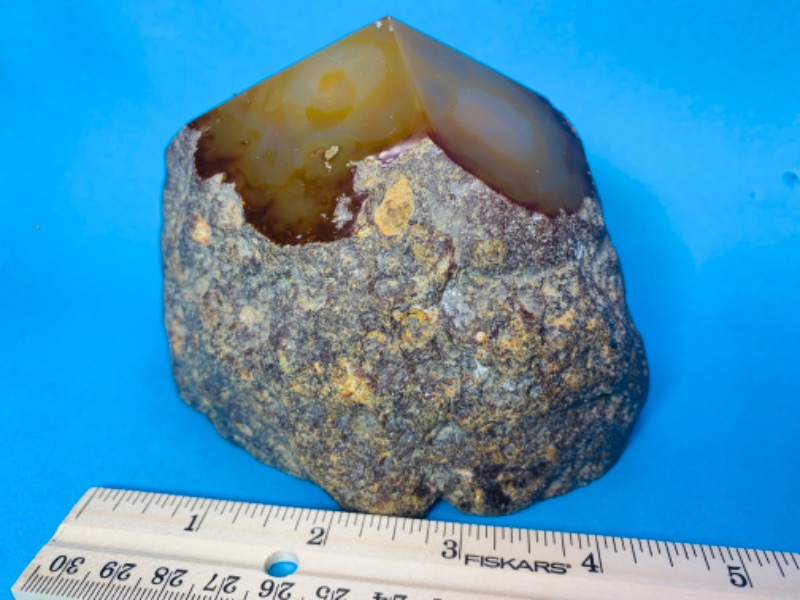 Photo 2 of 892605…5” agate base rock 