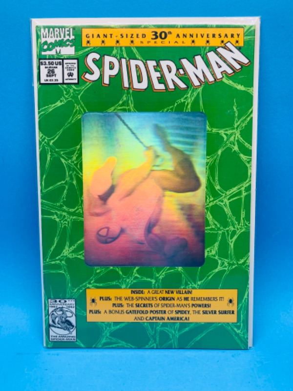 Photo 1 of 892732…Spider-Man giant sized 30th anniversary special comic 26 in plastic sleeve 