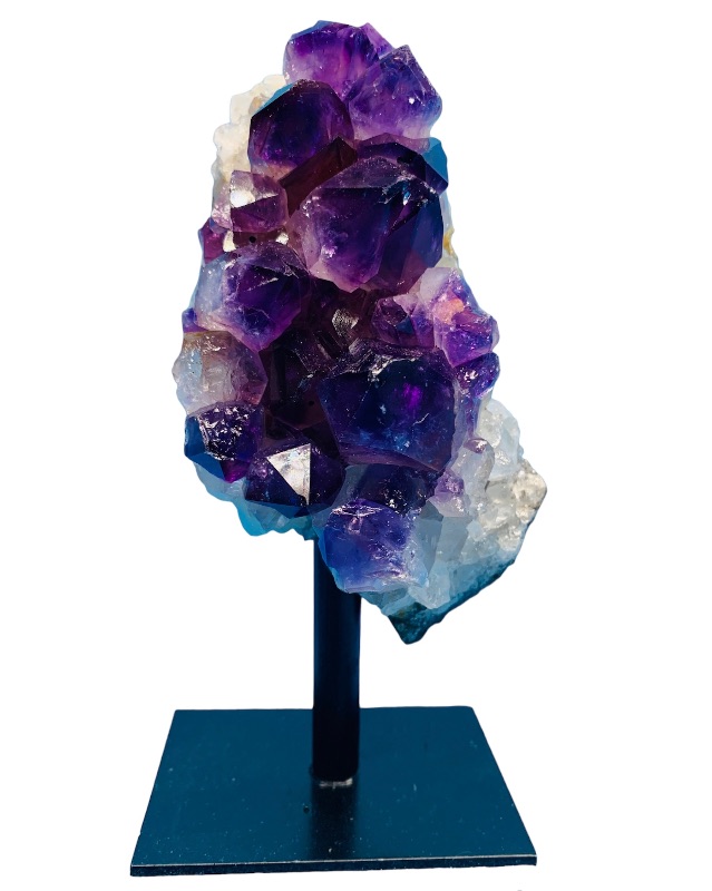 Photo 2 of 892787…5 x 3” amethyst rock on stand -height includes stand 
