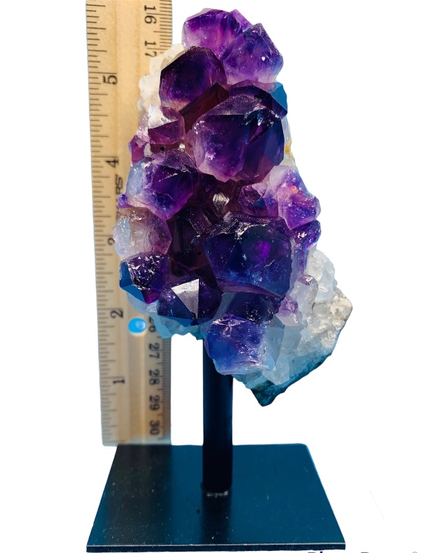 Photo 1 of 892787…5 x 3” amethyst rock on stand -height includes stand 