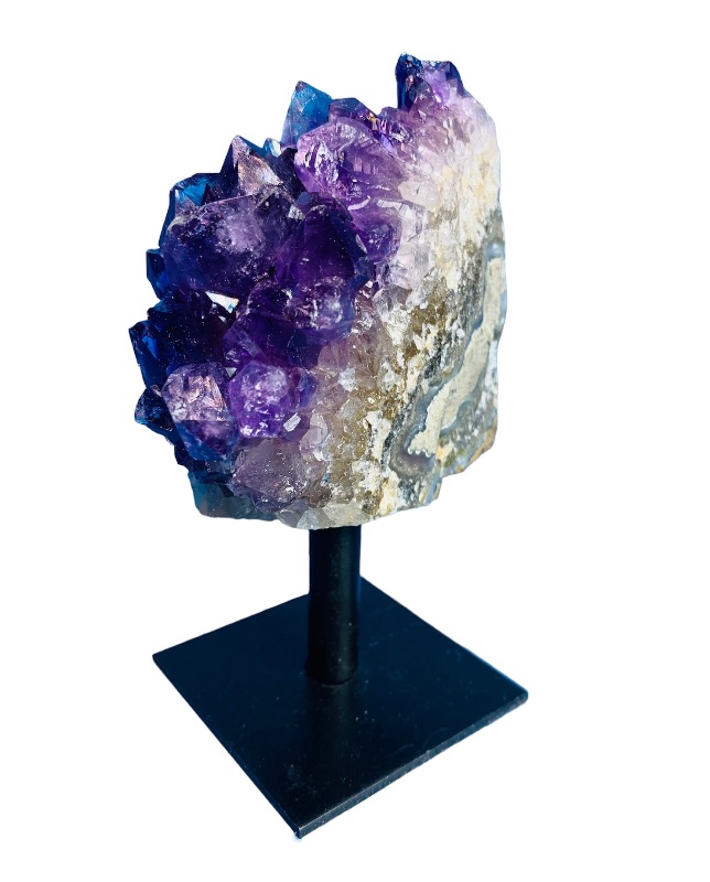 Photo 1 of 892788…4.5 x 3” amethyst rock on stand  -height includes stand