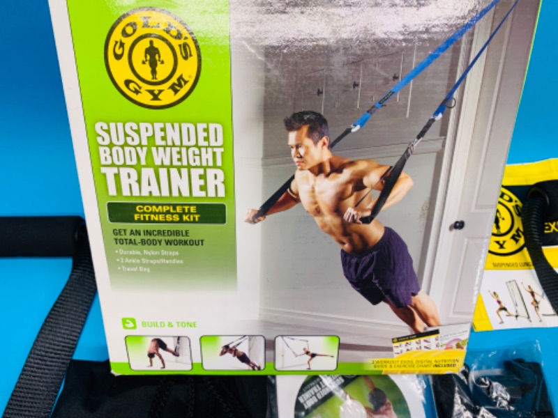 Photo 2 of 892827…golds gym suspended body weight trainer fitness kit