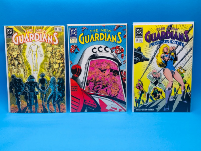 Photo 1 of 892978…3 the new guardians comics in plastic sleeves