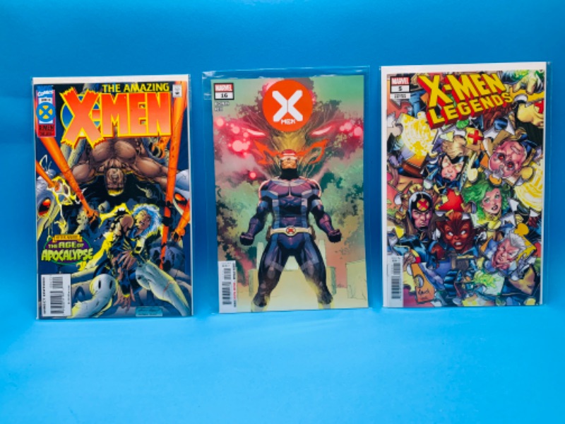 Photo 1 of 892979…3 X-men comics in plastic sleeves