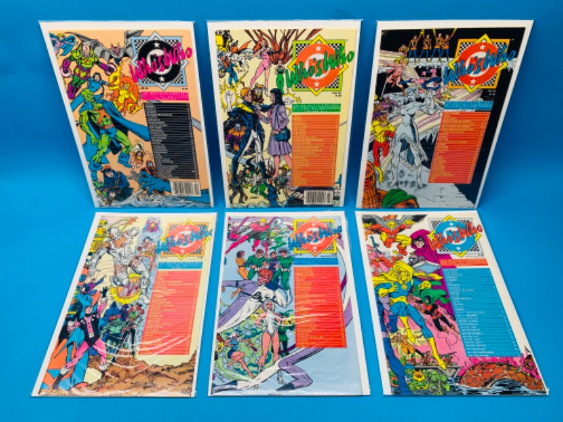 Photo 1 of 893003…6 who’s who comics in plastic sleeves