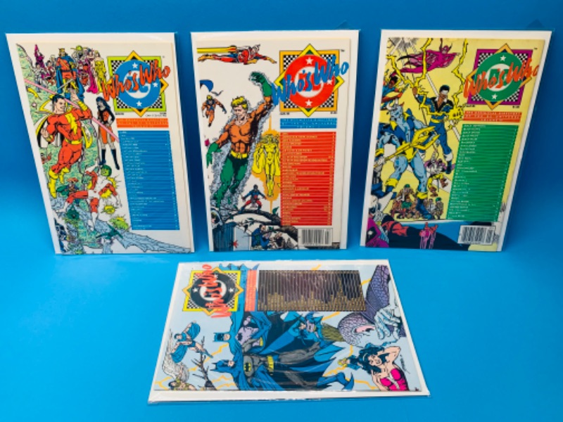 Photo 1 of 893013…4 who’s who comics in plastic sleeves