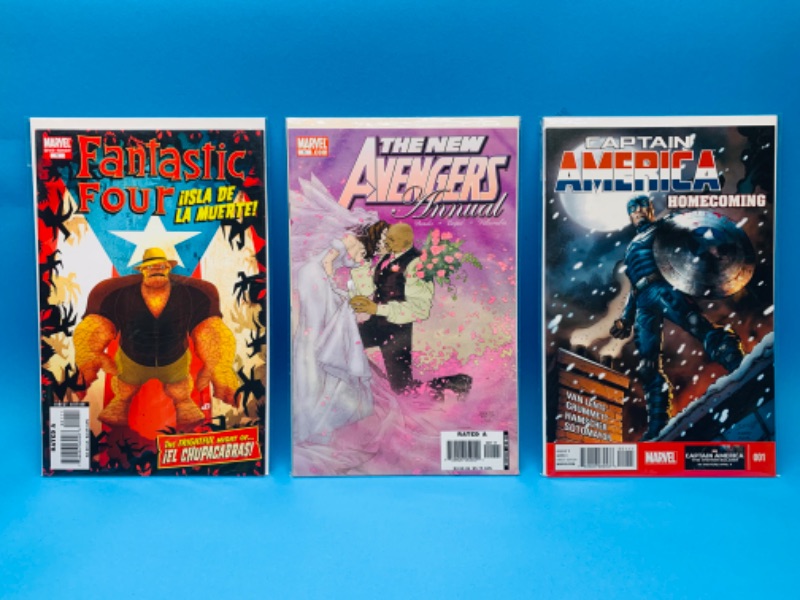 Photo 1 of 893020…3 comics all #1’s in plastic sleeves 