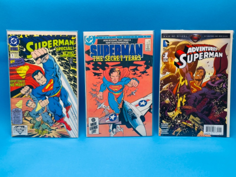 Photo 1 of 893023… 3 comics all #1’s in plastic sleeves 