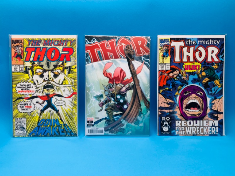 Photo 1 of 893027…3 Thor comics in plastic sleeves 