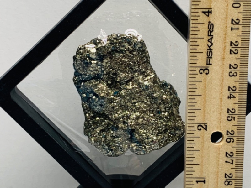 Photo 1 of 893068…pyrite rock in 3.5 x 3.5” display 