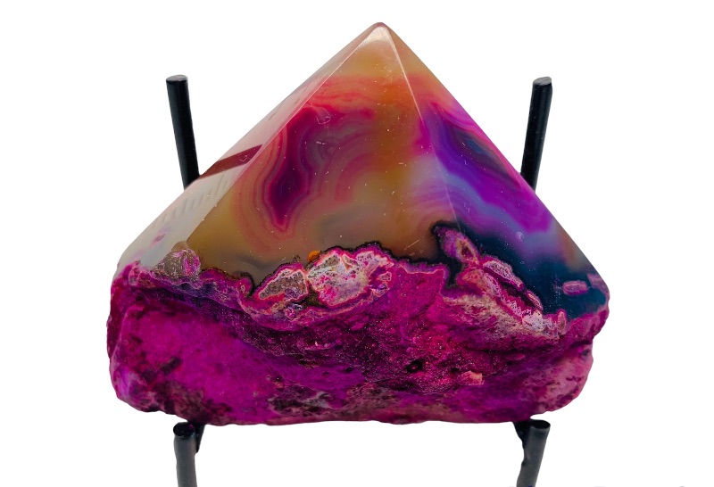 Photo 1 of 893081…4 x 3” polished agate with display stand 