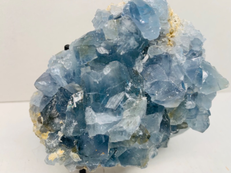 Photo 2 of 893083…4 x 4” celestite flats rock on stand