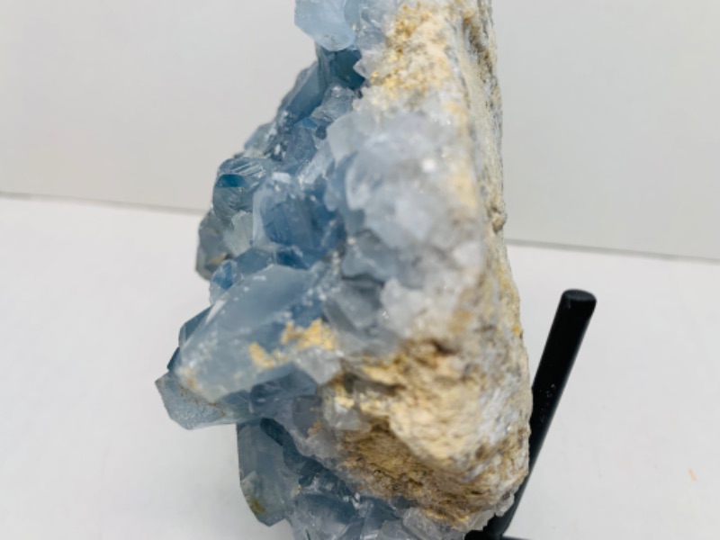 Photo 3 of 893083…4 x 4” celestite flats rock on stand