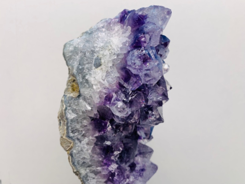 Photo 3 of 893099…large 8” amethyst rock on stand - height includes stand