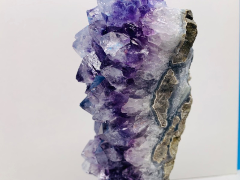 Photo 2 of 893099…large 8” amethyst rock on stand - height includes stand