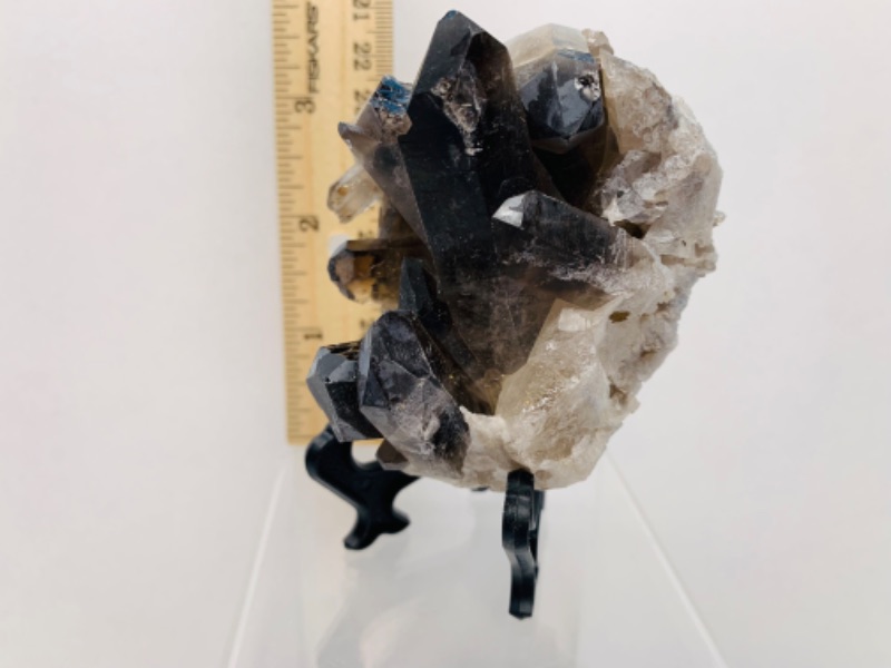 Photo 3 of 893102…3.5” smokey quartz rock on stand