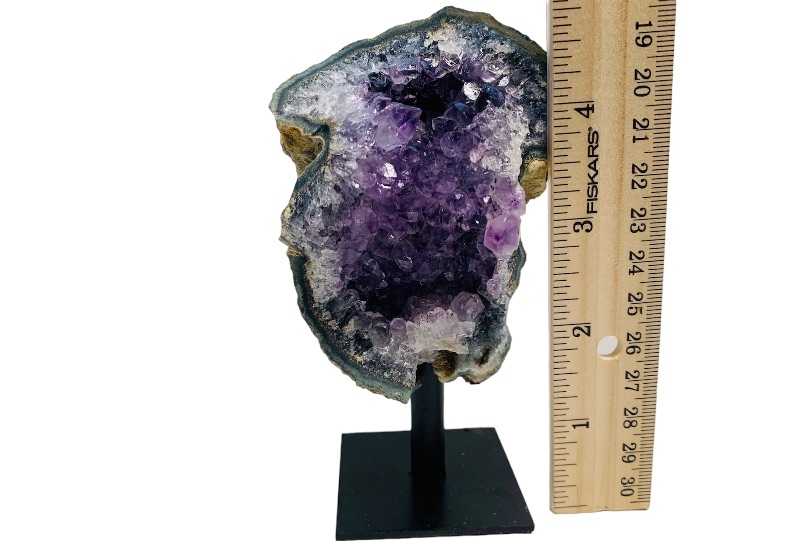 Photo 1 of 893113…5” amethyst rock on stand - height includes stand 