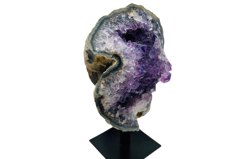 Photo 3 of 893113…5” amethyst rock on stand - height includes stand 
