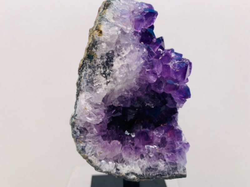 Photo 4 of 893118…5” amethyst rock on stand - height includes stand 