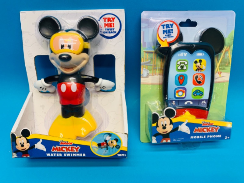 Photo 1 of 893376…Disney Junior Mickey water swimmer and phone 