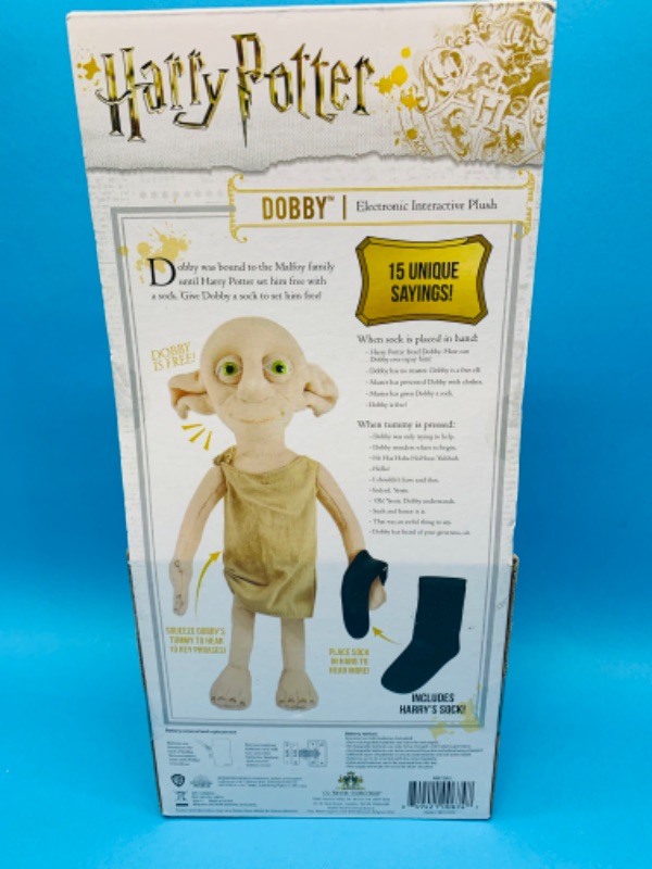 Photo 2 of 893385… Harry Potter Dobby electronic interactive plush toy