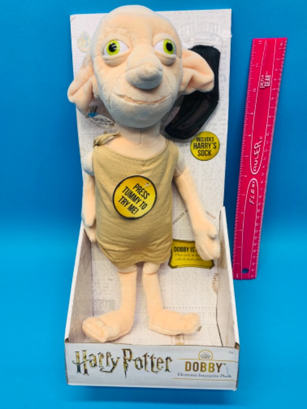 Photo 1 of 893385… Harry Potter Dobby electronic interactive plush toy