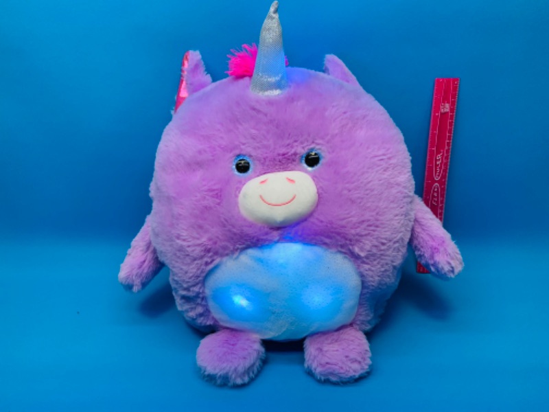 Photo 3 of 893402… large light up hug me unicorn plushie 