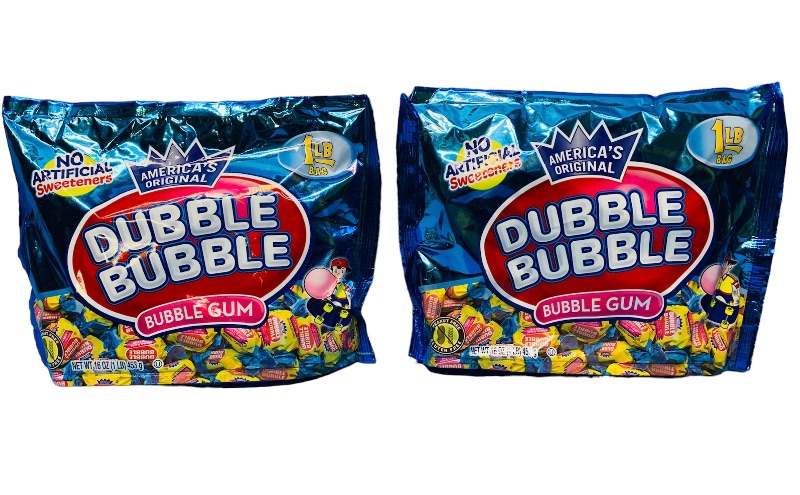 Photo 1 of 893404…2 pounds of Dubble Bubble original bubble gum