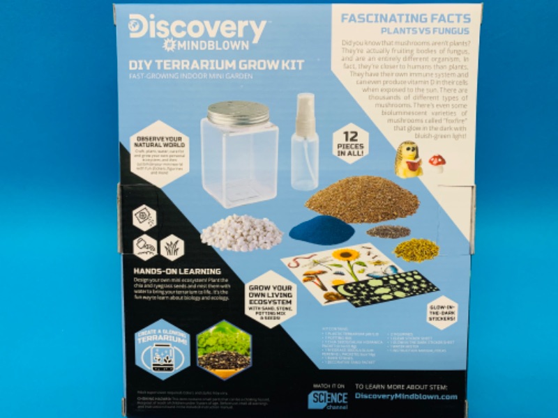 Photo 3 of 893448… Discovery Mindblown DIY terrarium grow kit