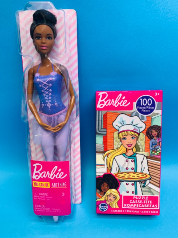 Photo 1 of 893870…Barbie doll and puzzle 